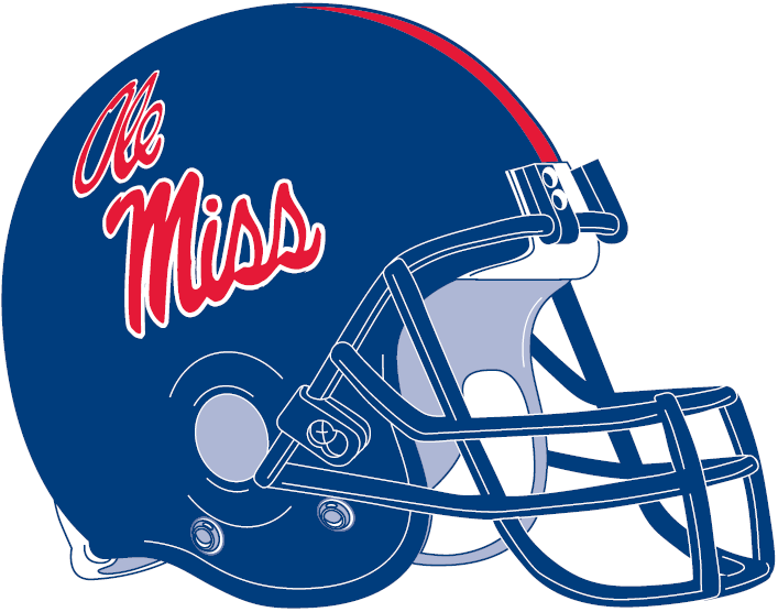 Mississippi Rebels 1996-Pres Helmet iron on paper